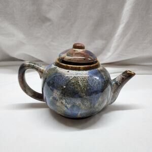 Enameled pottery tea pot TT